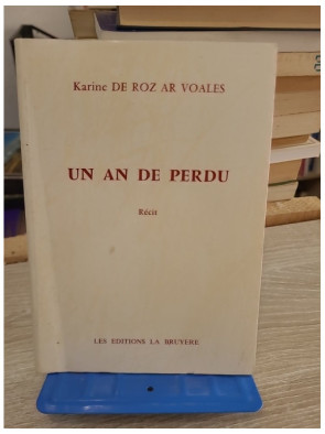 Un an de perdu - récit autobiographique