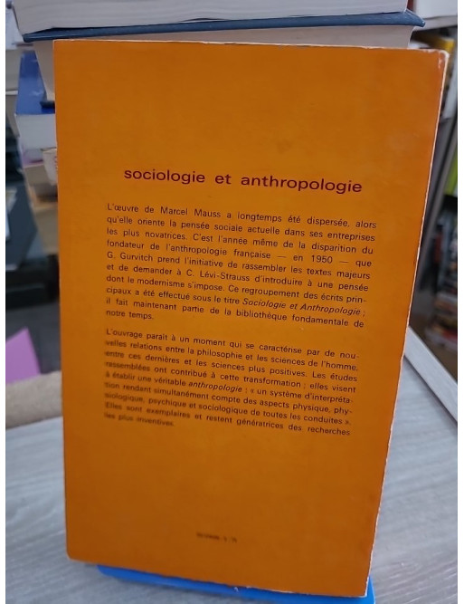 Sociologie et anthropologie - textes fondamentaux de Marcel Mauss
