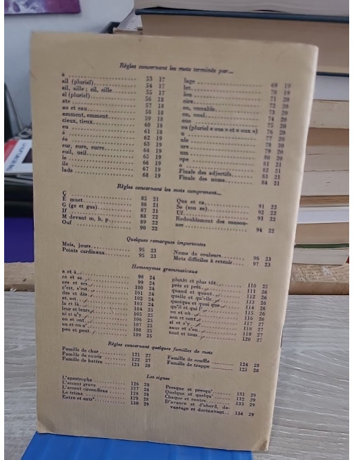 Livret d'orthographe à l'usage des écoles primaires élémentaires - Du cours moyen au certificat d'études