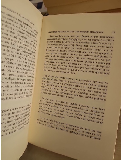 Des rythmes biologiques à la chronologie - Introduction à la chronobiologie