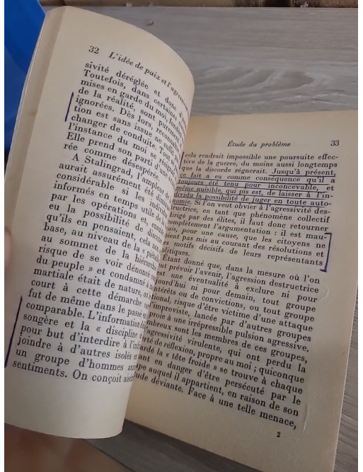 L'idée de paix et l'agressivité humaine - A. Mitscherlich - Gallimard Idées 1970
