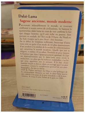 Sagesse ancienne, monde moderne - Dalaï Lama - Le Livre de Poche 2002
