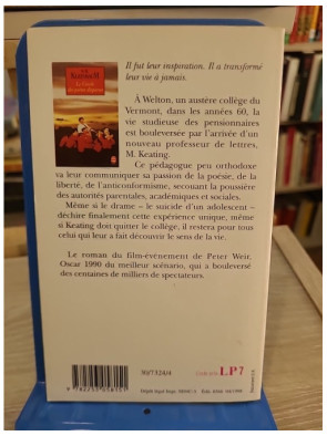 Le Cercle des poètes disparus - N. H. Kleinbaum - Le Livre de Poche 1991