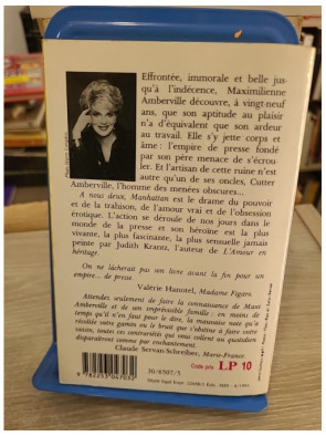 À nous deux, Manhattan - Judith Krantz - Le Livre de Poche 1988