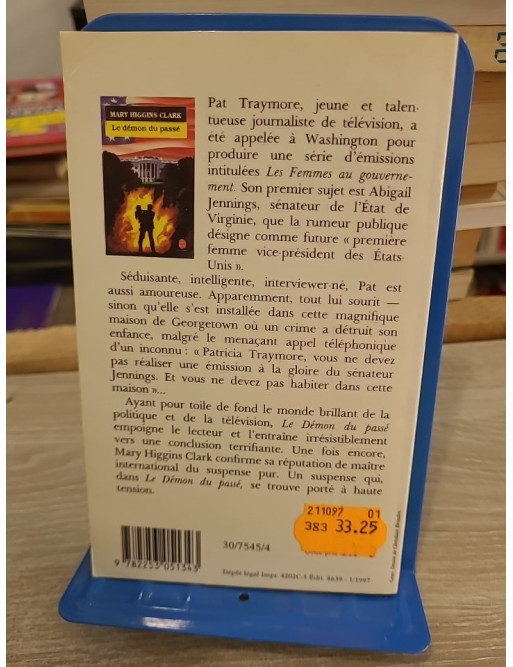 Le Démon du passé - Mary Higgins Clark - Le Livre de Poche 1989