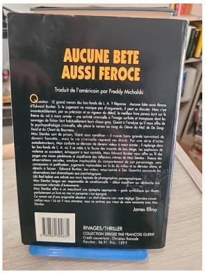 Aucune bête aussi féroce - Roman noir culte d’Edward Bunker