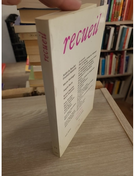 Recueil, numéro 11 - Publication littéraire Champ Vallon