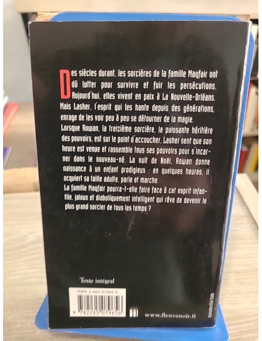 L'heure des sorcières Tome 2 - Lasher, saga fantastique des sorcières Mayfair