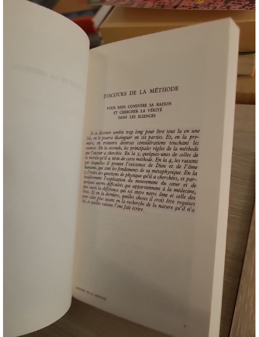 Discours de la méthode - Texte fondateur du rationalisme avec extraits philosophiques