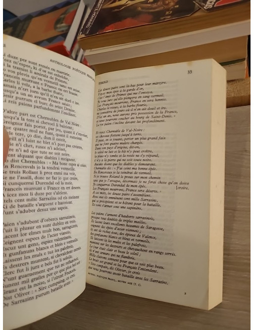 Anthologie poétique française - Moyen Âge Tome 1, textes et traductions