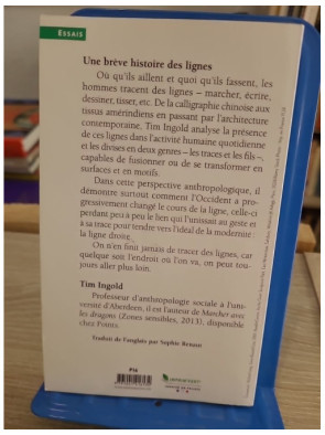 Une brève histoire des lignes - Anthropologie des traces, gestes et formes