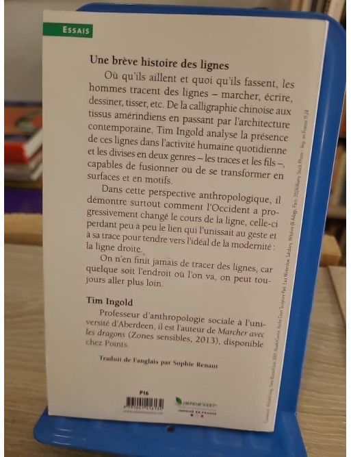 Une brève histoire des lignes - Anthropologie des traces, gestes et formes