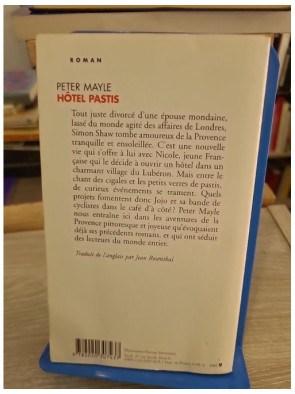 Hôtel Pastis - Peter Mayle - Points 1998