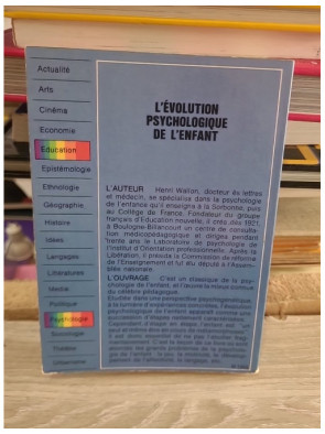 L'Évolution psychologique de l'enfant - Henri Wallon