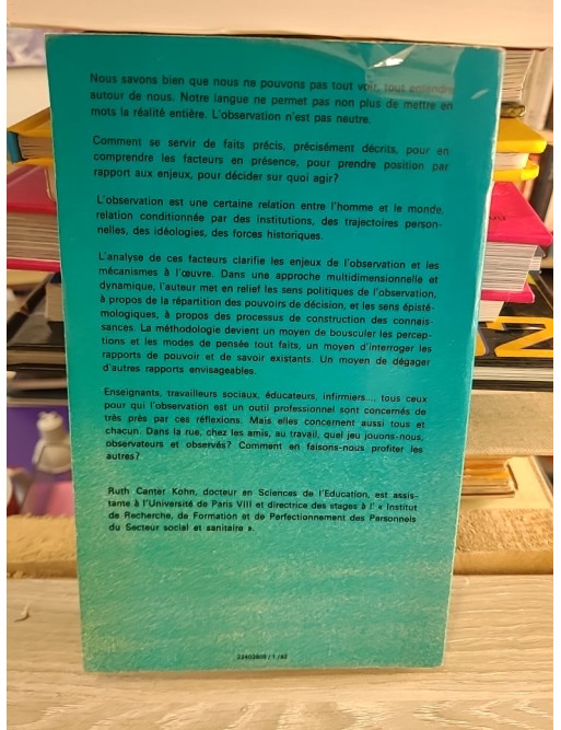 Les enjeux de l'observation - Ruth Canter Kohn