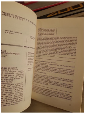 Activités en ateliers à l'école maternelle - Nicole Du Saussois