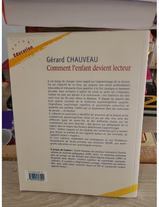 Comment l'enfant devient lecteur - Gérard Chauveau