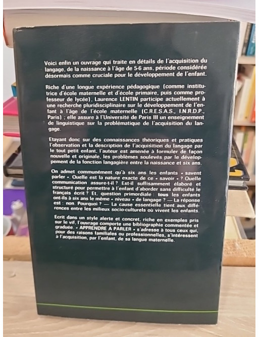 Apprendre à parler à l'enfant de moins de 6 ans - Tome 1 - Laurence Lentin