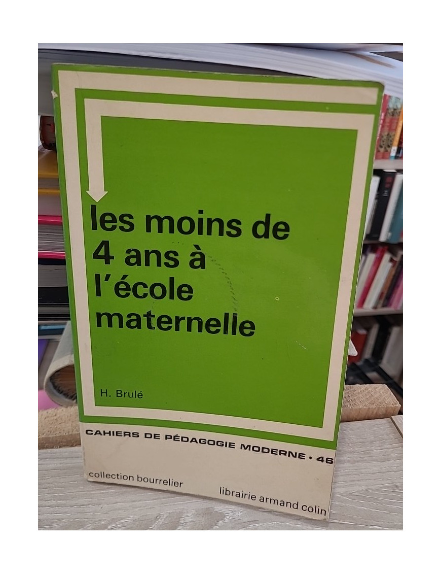 Les moins de 4 ans à l'école maternelle - Pédagogie de la section des petits