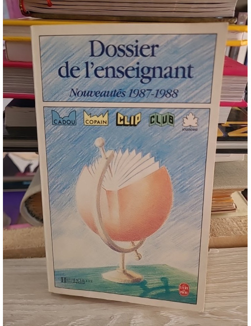 Dossier de l'enseignant : fiches analytiques des nouveautés 1987-1988 - index titres, auteurs et thèmes