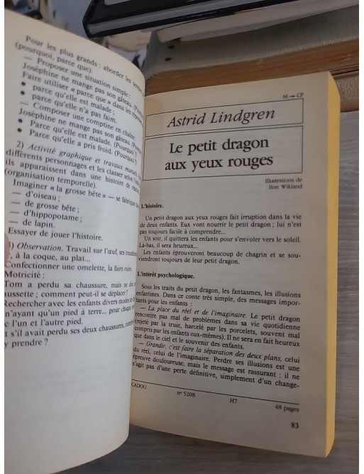 Dossier de l'enseignant : fiches analytiques des nouveautés 1987-1988 - index titres, auteurs et thèmes