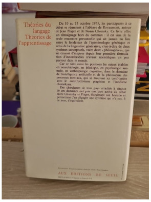 Théories du langage, théories de l'apprentissage : le débat entre Jean Piaget et Noam Chomsky
