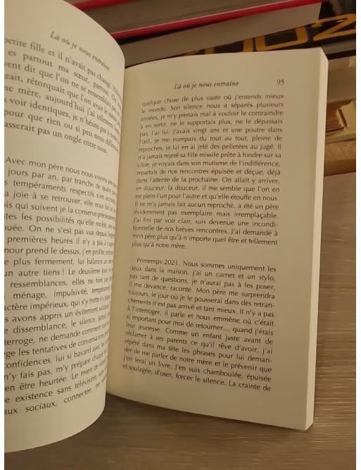 Là où je nous entraîne : roman intime sur la mémoire familiale et les secrets