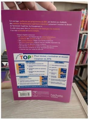 Mathématiques BTS industriels groupement A : livre de l'élève édition 2006