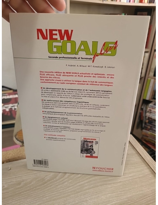 Anglais BEP 2e Professionnelle et Terminale New Goals Plus - Manuel pédagogique