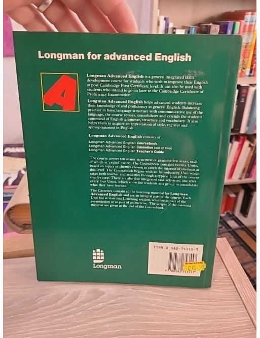 Longman Advanced English - Manuel avancé d'apprentissage de l'anglais