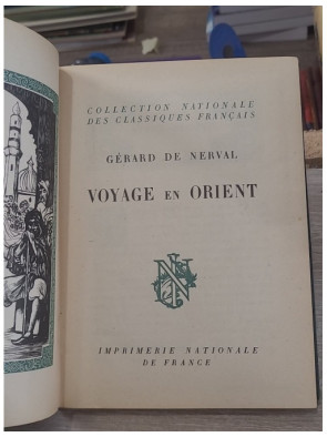 Voyage en Orient de Gérard de Nerval