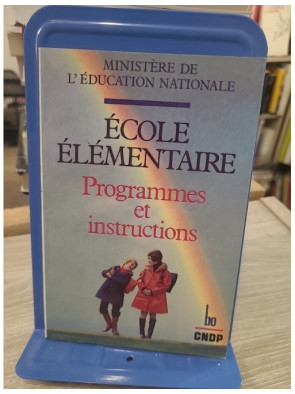 École élémentaire - Programmes et instructions 1985 | Référentiel officiel