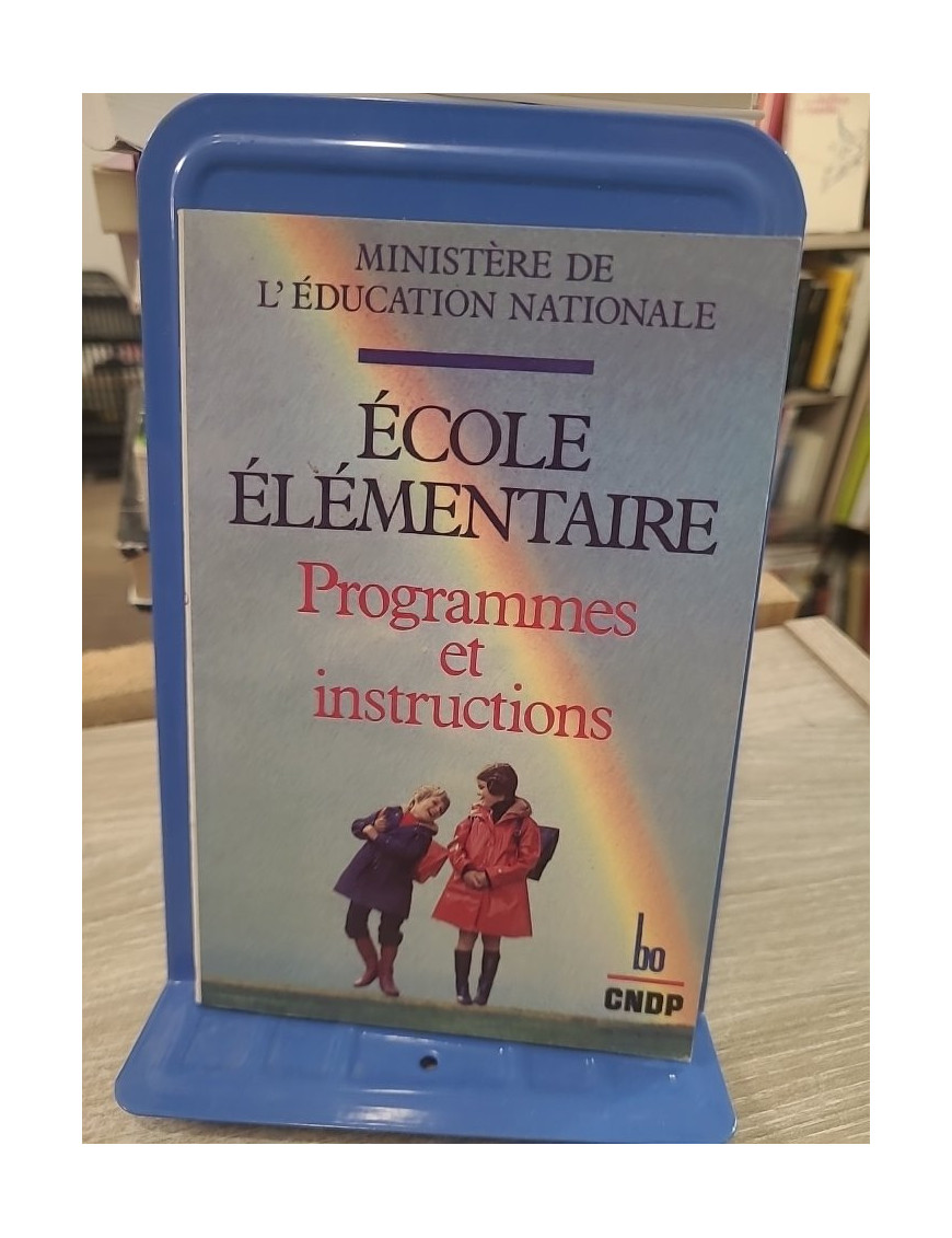 École élémentaire - Programmes et instructions 1985 | Référentiel officiel