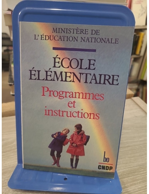 École élémentaire - Programmes et instructions 1985 | Référentiel officiel