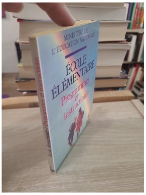 École élémentaire - Programmes et instructions 1985 | Référentiel officiel