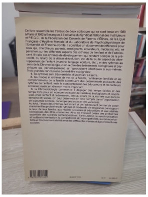 Les rythmes de l'enfant et de l'adolescent - Ces jeunes en mal de temps et d'espace