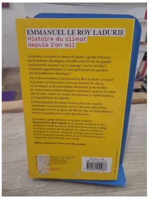Histoire du climat depuis l'an mil - Évolution climatique et sociétés du Moyen Âge à nos jours