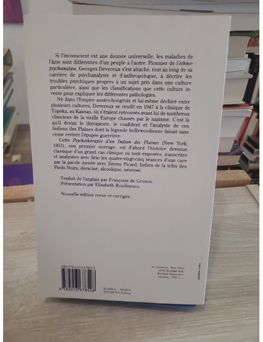 Psychothérapie d'un Indien des Plaines - Ethnopsychanalyse et cas clinique