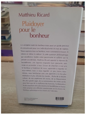 Plaidoyer pour le bonheur - Réflexions sur l'altruisme et l'épanouissement intérieur