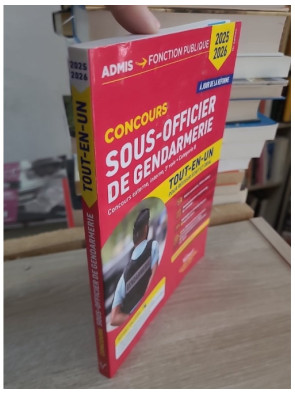 Concours Sous-officier de gendarmerie Catégorie B - Tout-en-un 2025-2026 avec préparation complète