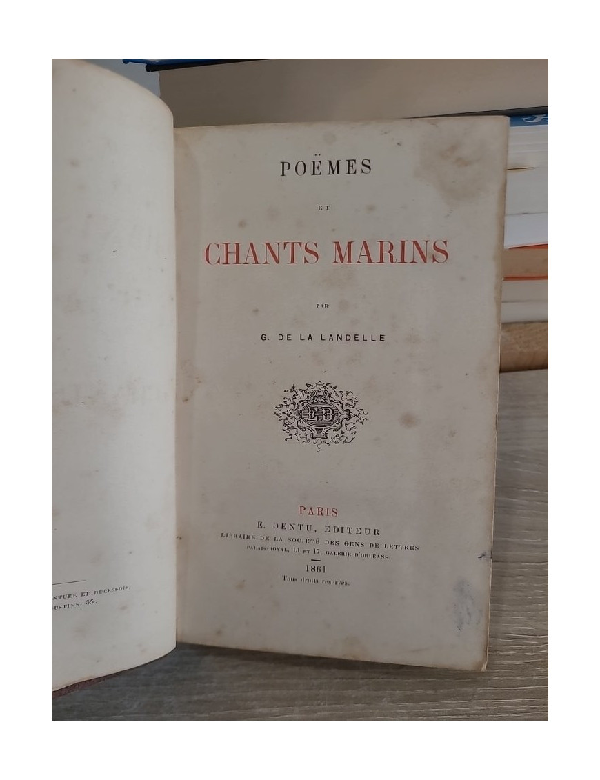 Poëmes et chants marins