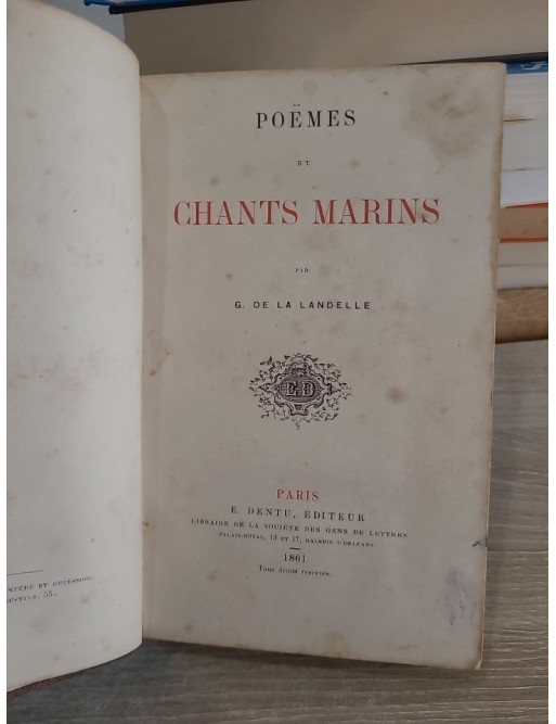 Poëmes et chants marins