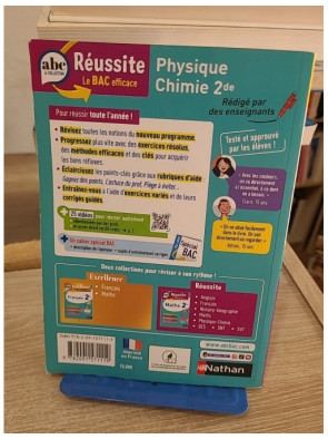 ABC Réussite Physique-Chimie 2de : programme de seconde 2025-2026 - cours, méthode, exercices