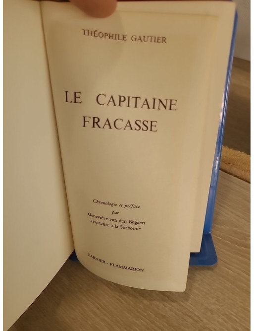 Le Capitaine Fracasse - roman classique d'aventure et de cape et d'épée