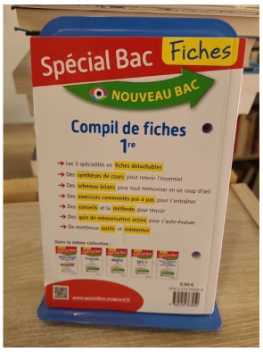 Spécial Bac 1re - fiches SES, Maths, Histoire-Géo, Géopolitique et Sciences Po