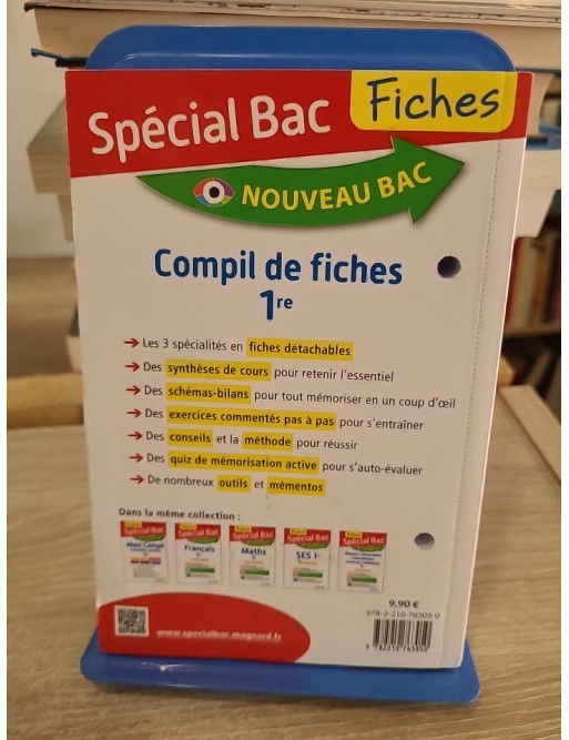 Spécial Bac 1re - fiches SES, Maths, Histoire-Géo, Géopolitique et Sciences Po