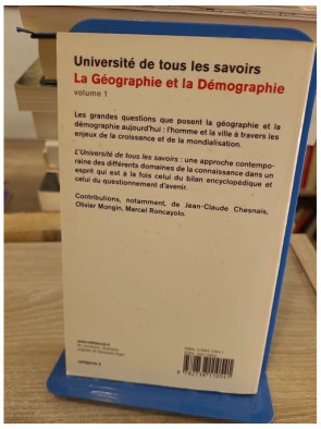 UTLS n°1 - La Géographie et la Démographie, enjeux contemporains et mondialisation