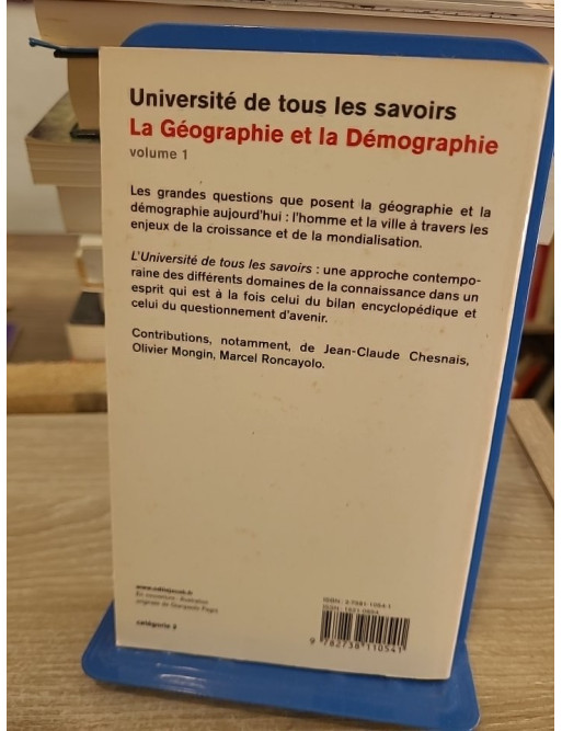 UTLS n°1 - La Géographie et la Démographie, enjeux contemporains et mondialisation