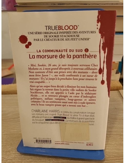 La Communauté du Sud - Tome 5 : La Morsure de la Panthère, enquête surnaturelle avec Sookie Stackhouse