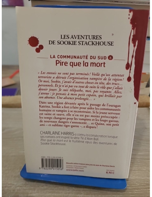 La Communauté du Sud - Tome 8 : Pire que la mort, roman de fantasy urbaine avec Sookie Stackhouse